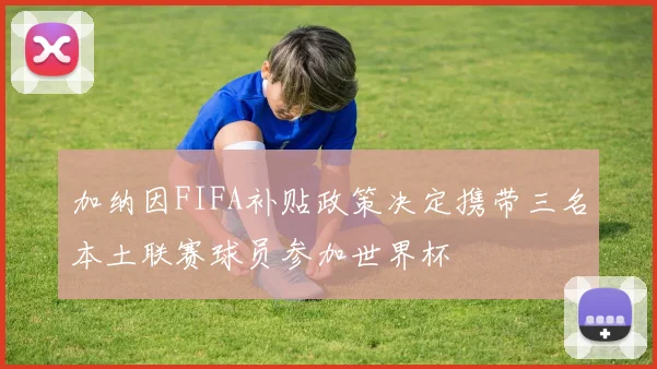 加纳因FIFA补贴政策决定携带三名本土联赛球员参加世界杯